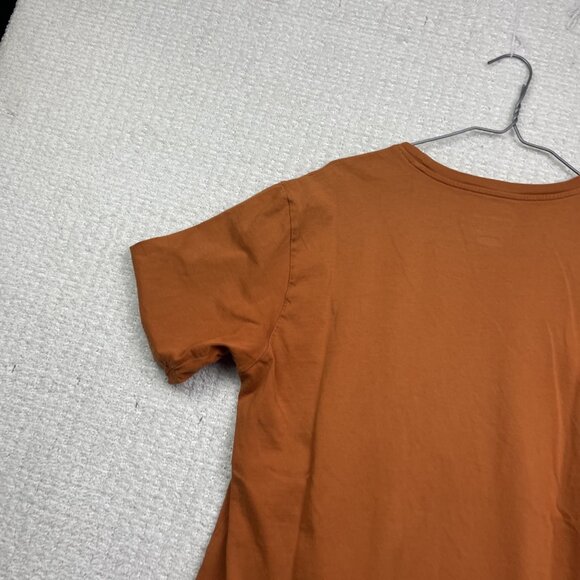 Merrell T-Shirt Mens Orange Short Sleeve Get Outside Outdoors Graphic Logo Read - Picture 12 of 15